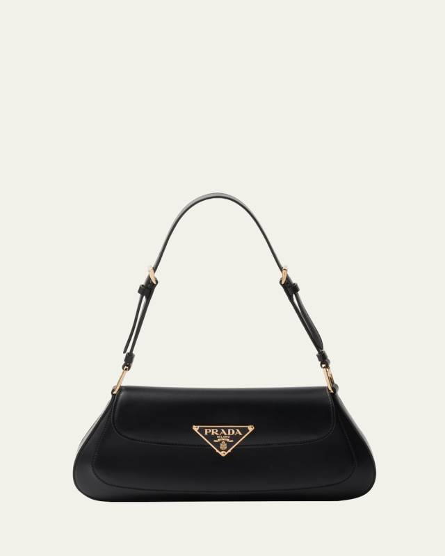 City Flap Leather Shoulder Bag